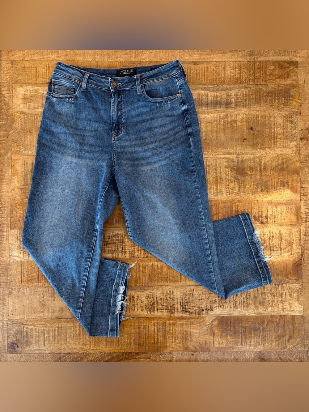 Judy Blue Wide Leg Cropped Jeans JB88592